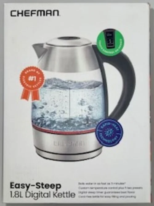 Chefman 1.8L Cordless Electric Kettle