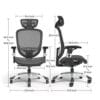 IMG_3564 Hyken Ergonomic Mesh Swivel Task Chair