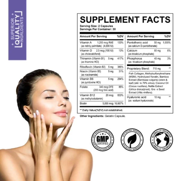 877b2c464c02fee74a93f830b31dab76 Enhance Hair & Nail Health with Halal/Vegan Biotin 15000 MCG