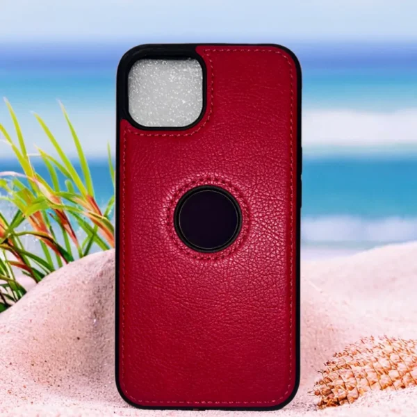 Premium PU Leather iPhone Case