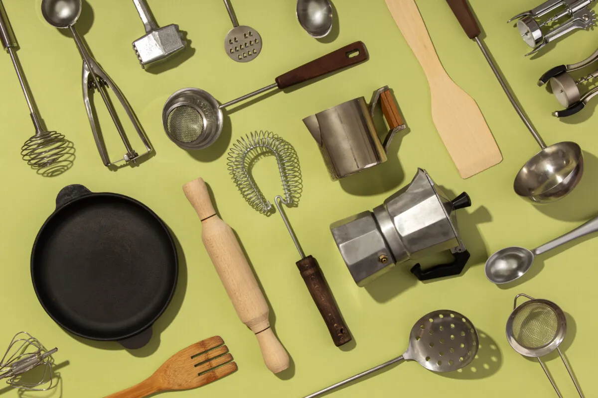 supplies green background