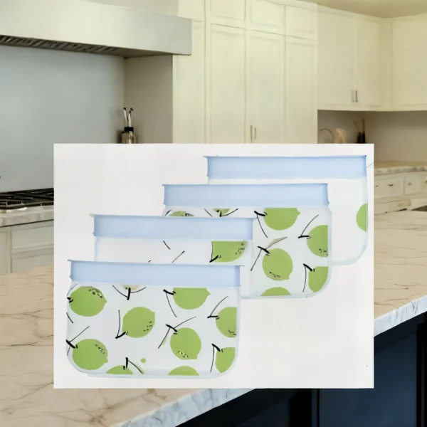 Eco-Smart Reusable Food Storage Bags