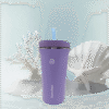 ThermoFlask Insulated Water Bottle with Straw