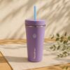 ThermoFlask Insulated Water Bottle with Straw – Durable & Stylish Hydration