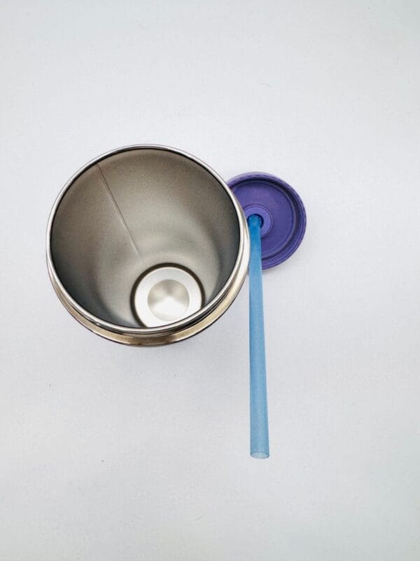 ThermoFlask Insulated Water Bottle with Straw