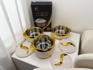 Hot Pot Food Warmer Casserole 3pc Set